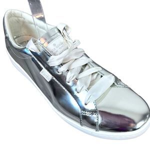 Kate Spade x Keds Metallic Sneakers Shoes Size 10